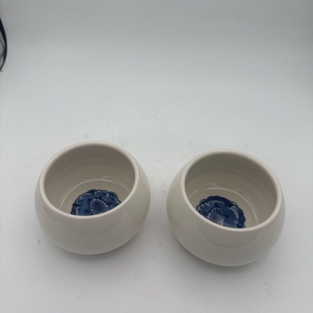 Modern Royal Delft 1653 Set Of 2 Belly Tea Mugs Chris Koens Design 0.2L
